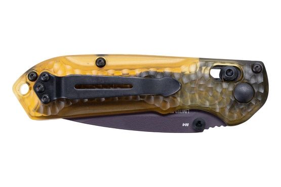 Benchmade Mini Freek Folding Knife with tip-up carry pocket clip